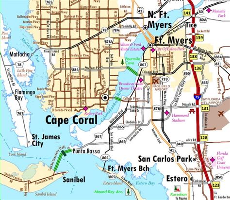 cape coral casino|map of cape coral parkway.